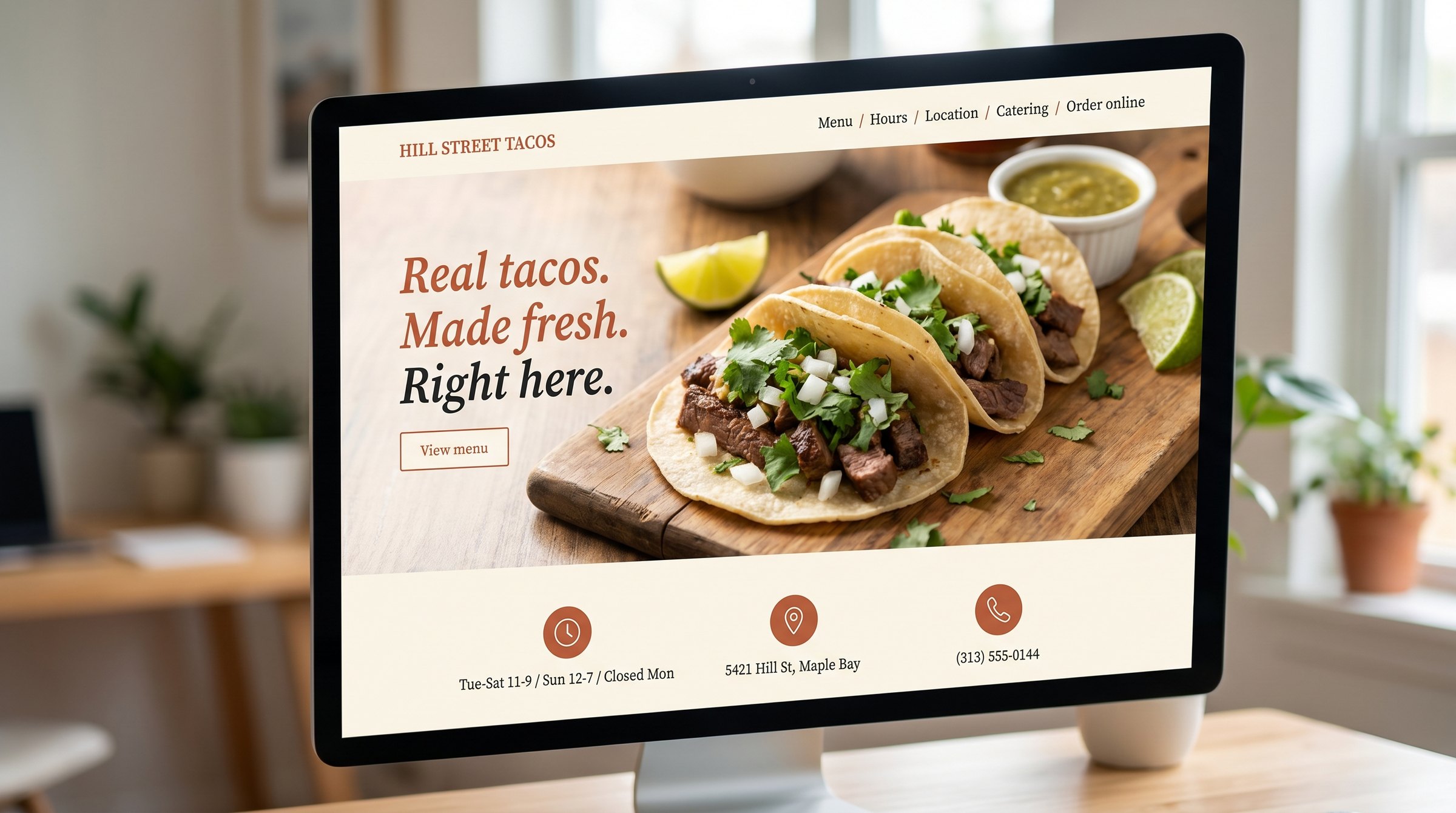 Hill Street Tacos website redesign